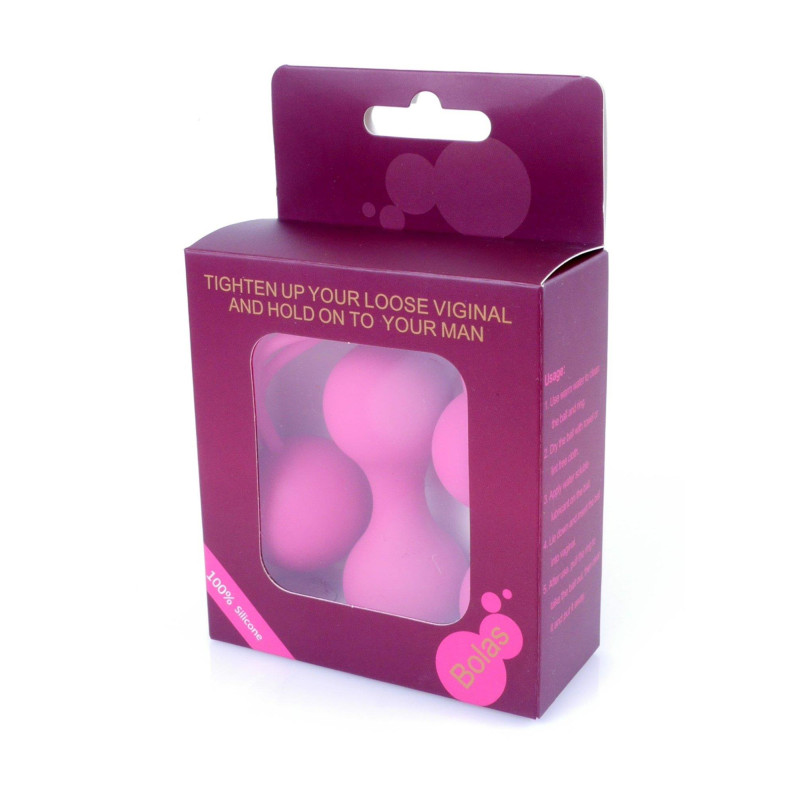 Набор вагинальных шариков B - Series HeavyFun Silicone Kegal Balls Set Pink