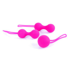 Набор вагинальных шариков B - Series HeavyFun Silicone Kegal Balls Set Pink