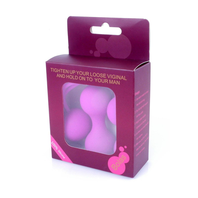 Набор вагинальных шариков B - Series HeavyFun Silicone Kegal Balls Set Purple