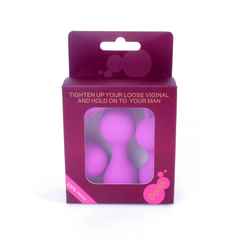Набор вагинальных шариков B - Series HeavyFun Silicone Kegal Balls Set Purple