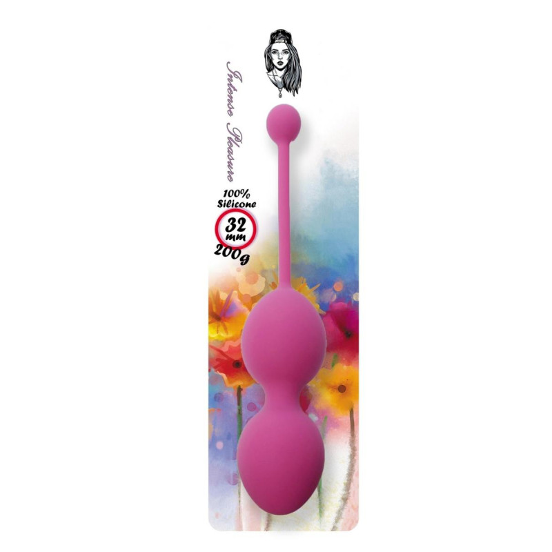 Вагинальные шарики B - Series Femme Kegel Balls 32 мм, 200 гр, Dark Pink