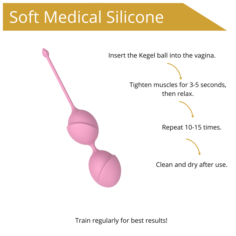 Вагінальні кульки Erospace Sweet Play Kegel Balls A11