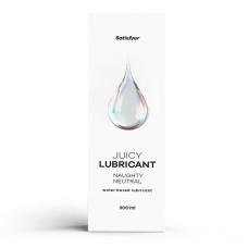 Лубрикант на водной основе Satisfyer Juicy Lubricant Naughty Neutral water based 300 мл