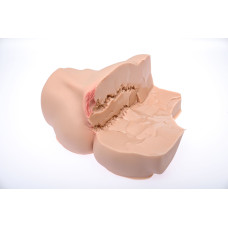 Мастурбатор-півторс Naked Factory LAURA, вагіна + анус, дуже реалістичний, наскрізний