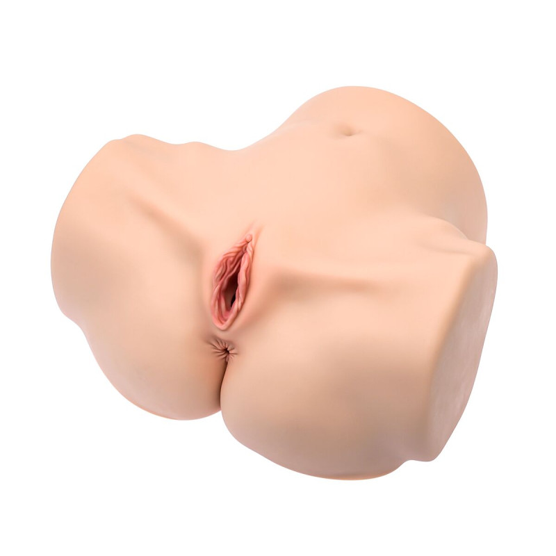 Мастурбатор-півторс Naked Factory LAURA, вагіна + анус, дуже реалістичний, наскрізний