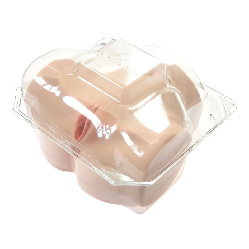 Мастурбатор-півторс Naked Factory LAURA, вагіна + анус, дуже реалістичний, наскрізний