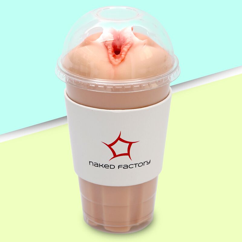 Мастурбатор-вагіна Naked Factory Cup Sleeve V–3, наскрізний