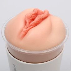 Мастурбатор-вагіна Naked Factory Cup Sleeve V–3, наскрізний