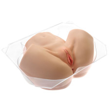 Мастурбатор-півторс Naked Factory SCARLET, вагіна + анус, вузький вхід, дуже реалістичний, наскрізний