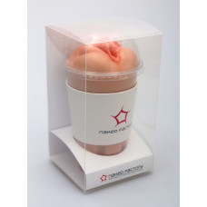 Мастурбатор-вагіна Naked Factory Cup Sleeve V–3, наскрізний