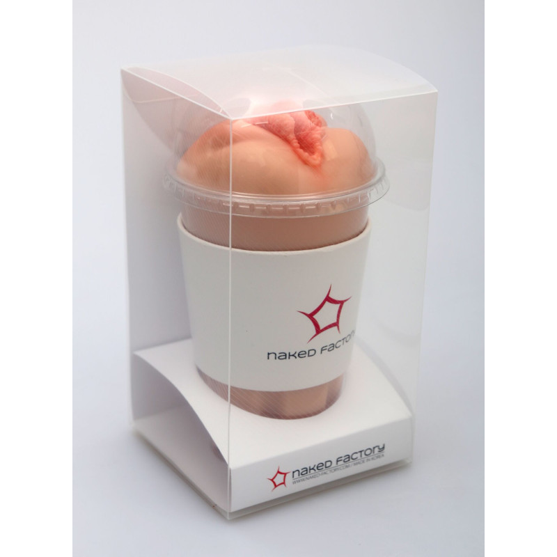 Мастурбатор-вагіна Naked Factory Cup Sleeve V–3, наскрізний