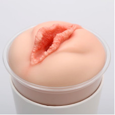 Мастурбатор-вагіна Naked Factory Cup Sleeve V–3, наскрізний