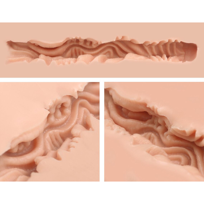 Мастурбатор-вагіна Naked Factory Cup Sleeve V–4, наскрізний