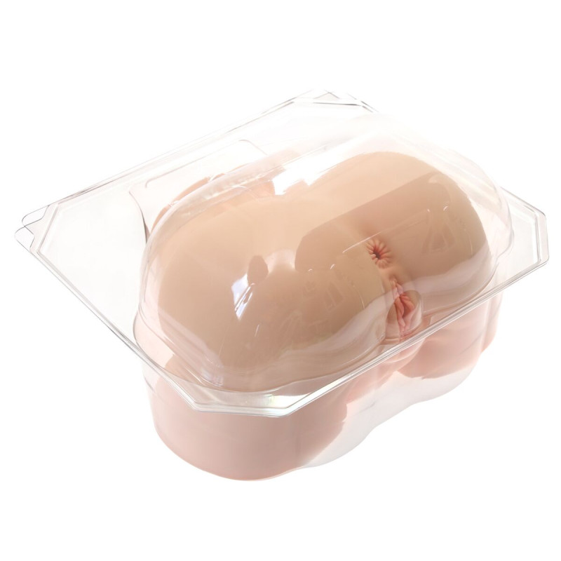 Мастурбатор-попка Naked Factory NICOLE, вагіна + анус, дуже реалістичний, наскрізний