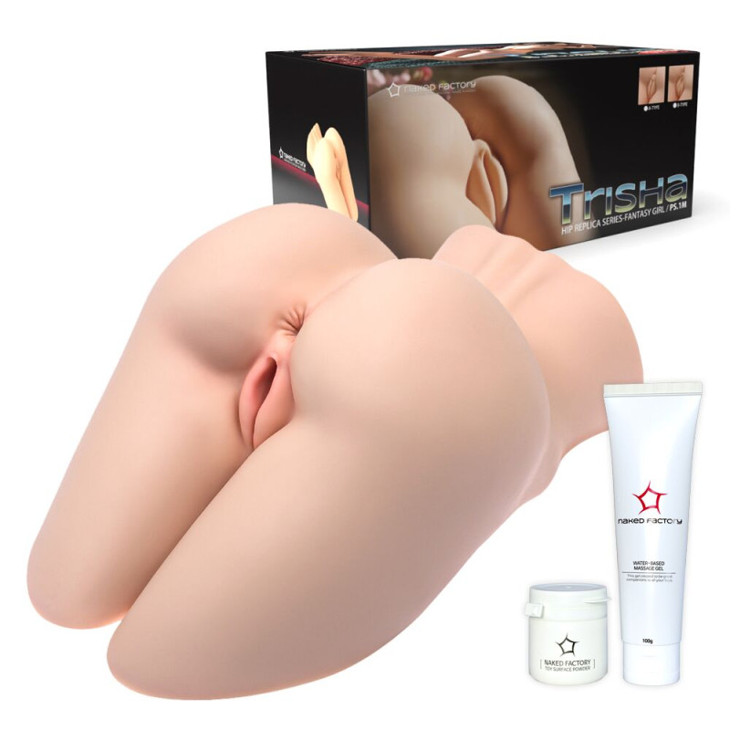 Мастурбатор Naked Factory TRISHA A TYPE, гладенька вагіна + анус, дуже реалістичний