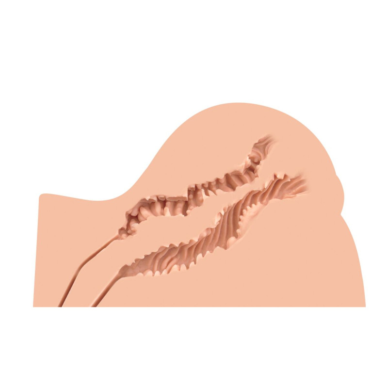 Мастурбатор-попка Naked Factory KATE, вагіна + анус, дуже реалістичний, наскрізний