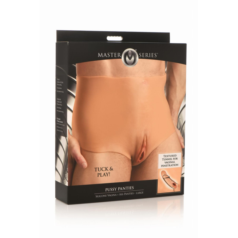 Накладная вагина Master Series Silicone Vagina + Butt Panties - Large Накладная вагина Master Series Silicone Vagina + Butt Panties - Large