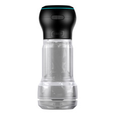 Мастурбатор Kiiroo Feel Pocket Crystal с всасывающей интерактивной насадкой PowerBlow Combo Set
