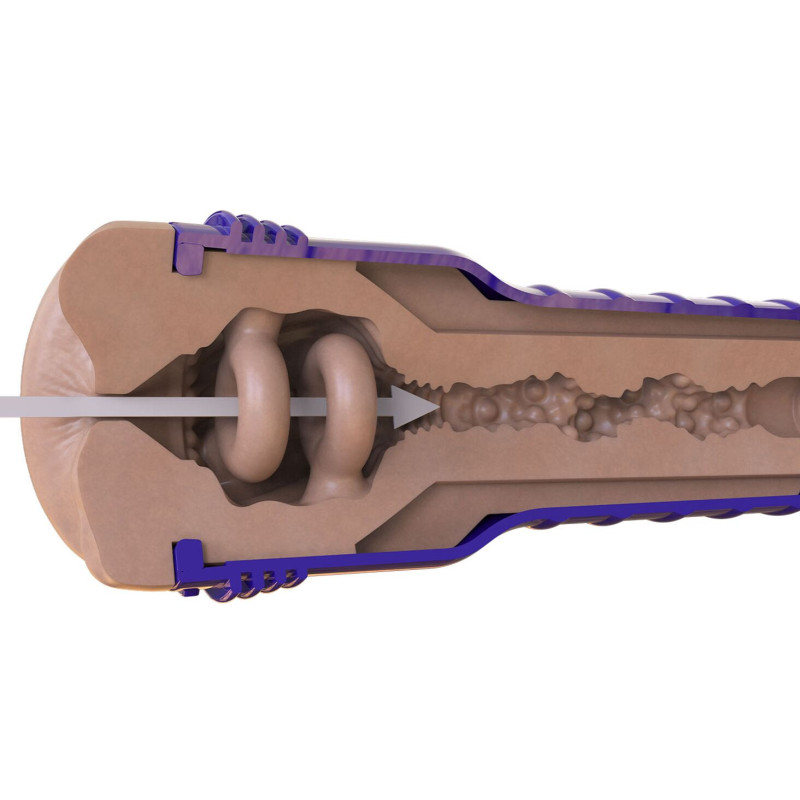 Мастурбатор-попка Fleshlight Boost Blast Female Light Medium Flesh, плавающие кольца Turbo Tech Мастурбатор-попка Fleshlight Boost Blast Female Light Medium Flesh, плавающие кольца Turbo Tech