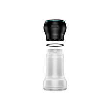 Мастурбатор Kiiroo Feel Pocket Crystal с всасывающей интерактивной насадкой PowerBlow Combo Set