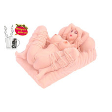 Мастурбатор мини-кукла Kokos Erica Deluxe с вибрацией и массажем