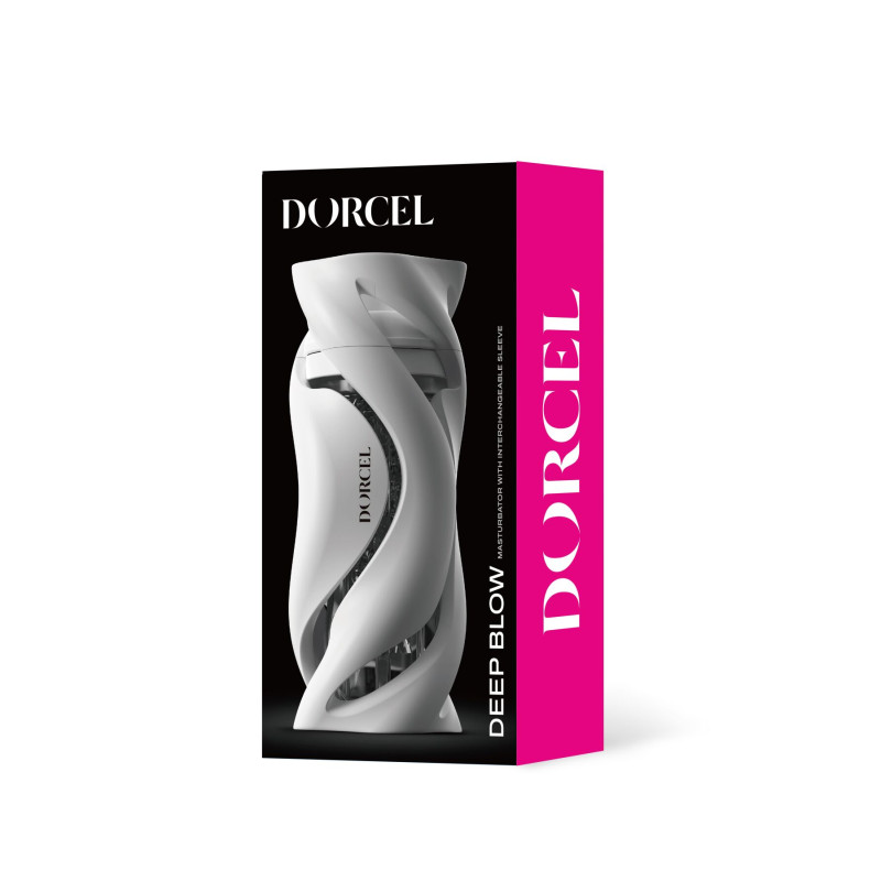 Мастурбатор Dorcel DEEP BLOW WHITE, двойное использование Мастурбатор Dorcel DEEP BLOW WHITE, двойное использование