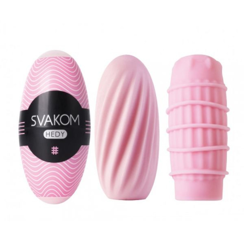 Набор мастурбаторов Svakom Hedy 6 шт Розовые
