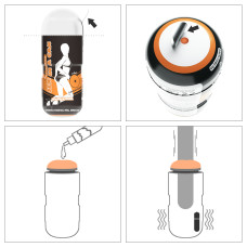 Мастурбатор LoveToy Sex In Can Canus Lotus Tunnel Vibrating