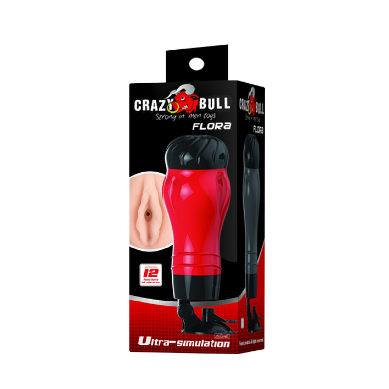 Мастурбатор вагина Crazy Bull Masturbator Flora Red Vagina Мастурбатор вагина Crazy Bull Masturbator Flora Red Vagina