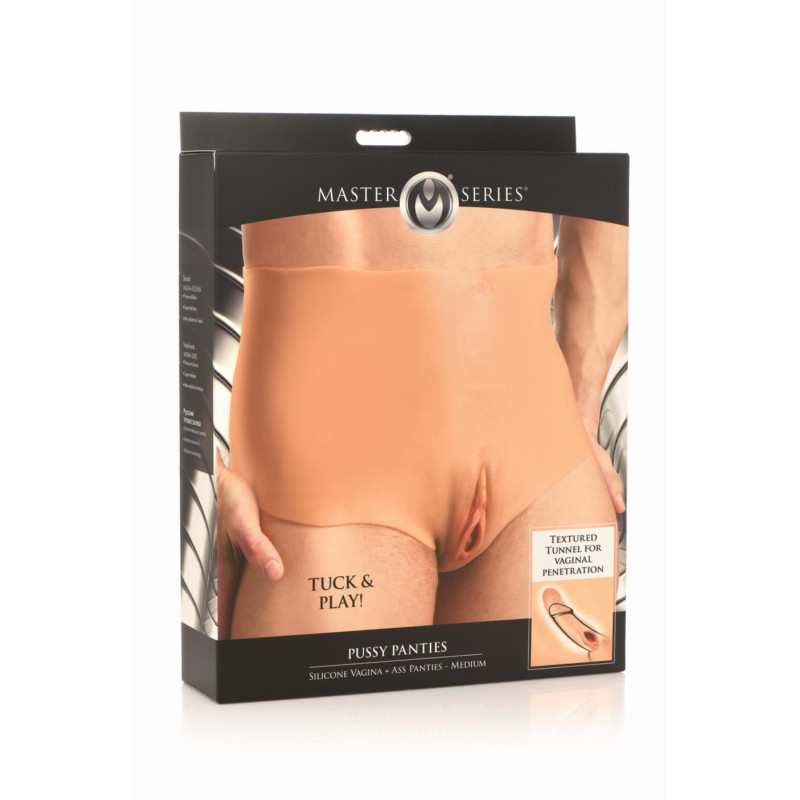 Накладная вагина Master Series Silicone Vagina + Butt Panties - Medium Накладная вагина Master Series Silicone Vagina + Butt Panties - Medium