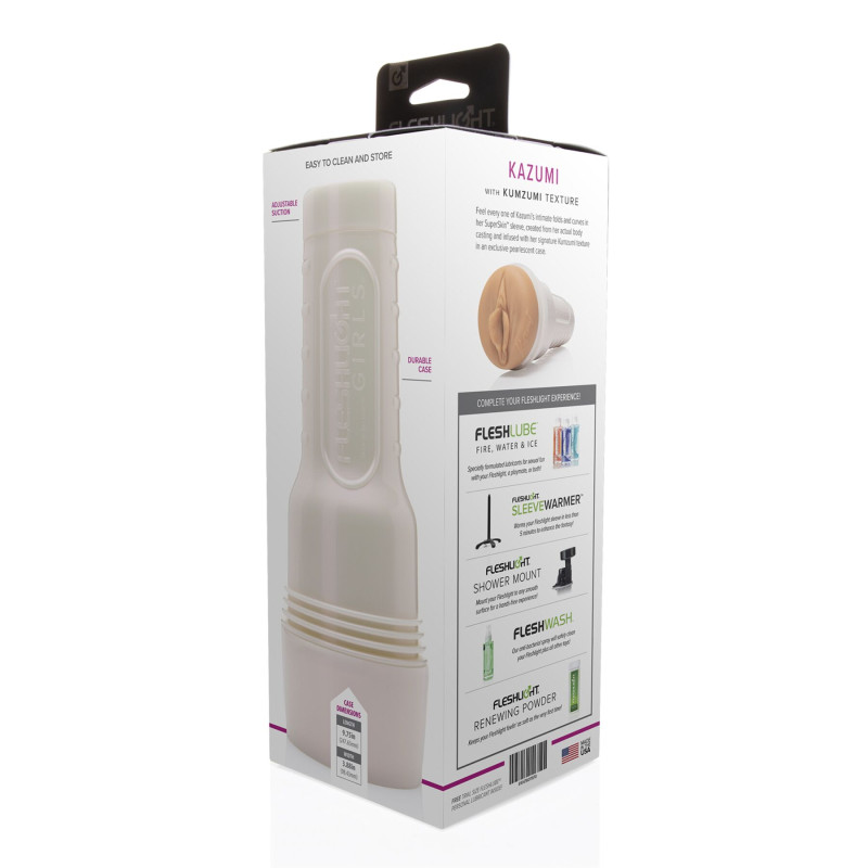 Мастурбатор Fleshlight Girls: Kazumi — Kumzumi, со слепка вульвы