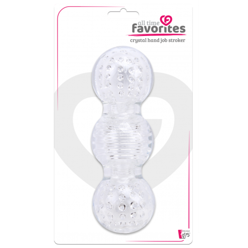 Мастурбатор Dreamtoys All Time Favorites Hand Job Stroker Прозорий