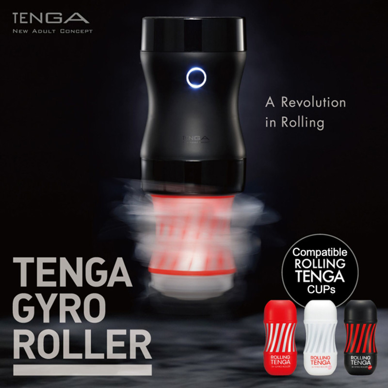 Мастурбатор Tenga Rolling Tenga Gyro Roller Cup Strong, новий рельєф для стимуляції обертанням Мастурбатор Tenga Rolling Tenga Gyro Roller Cup Strong, новий рельєф для стимуляції обертанням
