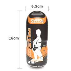 Мастурбатор LoveToy Sex In Can Canus Lotus Tunnel Vibrating