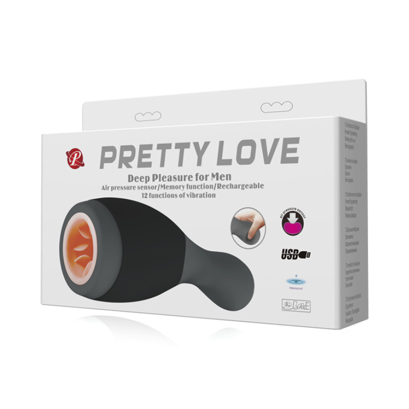 Мастурбатор Pretty Love Deep Pleasure for Men Masturbator Черный Мастурбатор Pretty Love Deep Pleasure for Men Masturbator Черный