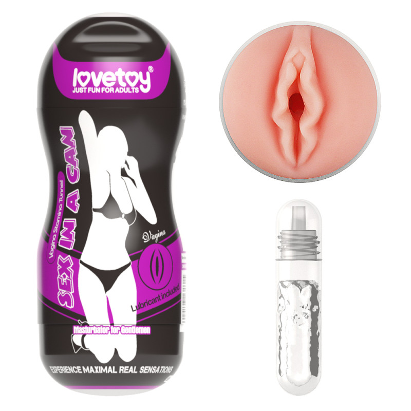 Мастурбатор вагина LoveToy Sex In A Can Vagina Stamina Tunnel Мастурбатор вагина LoveToy Sex In A Can Vagina Stamina Tunnel