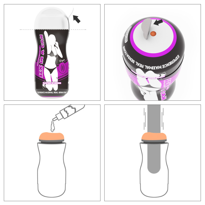 Мастурбатор вагина LoveToy Sex In A Can Vagina Stamina Tunnel Мастурбатор вагина LoveToy Sex In A Can Vagina Stamina Tunnel