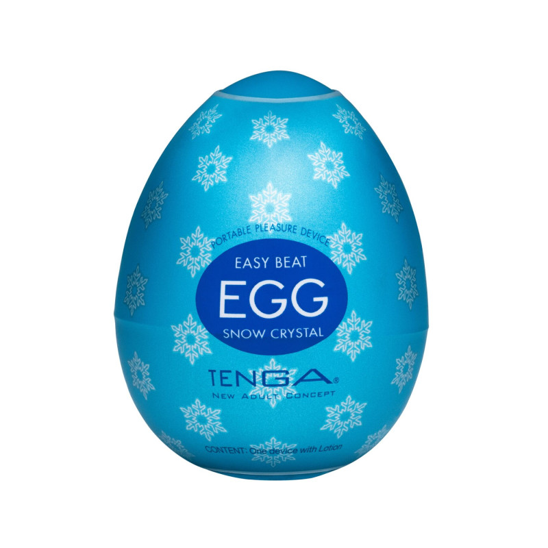 Мастурбатор-яйцо Tenga Egg Snow Crystal с охлаждающим лубрикантом Мастурбатор-яйцо Tenga Egg Snow Crystal с охлаждающим лубрикантом