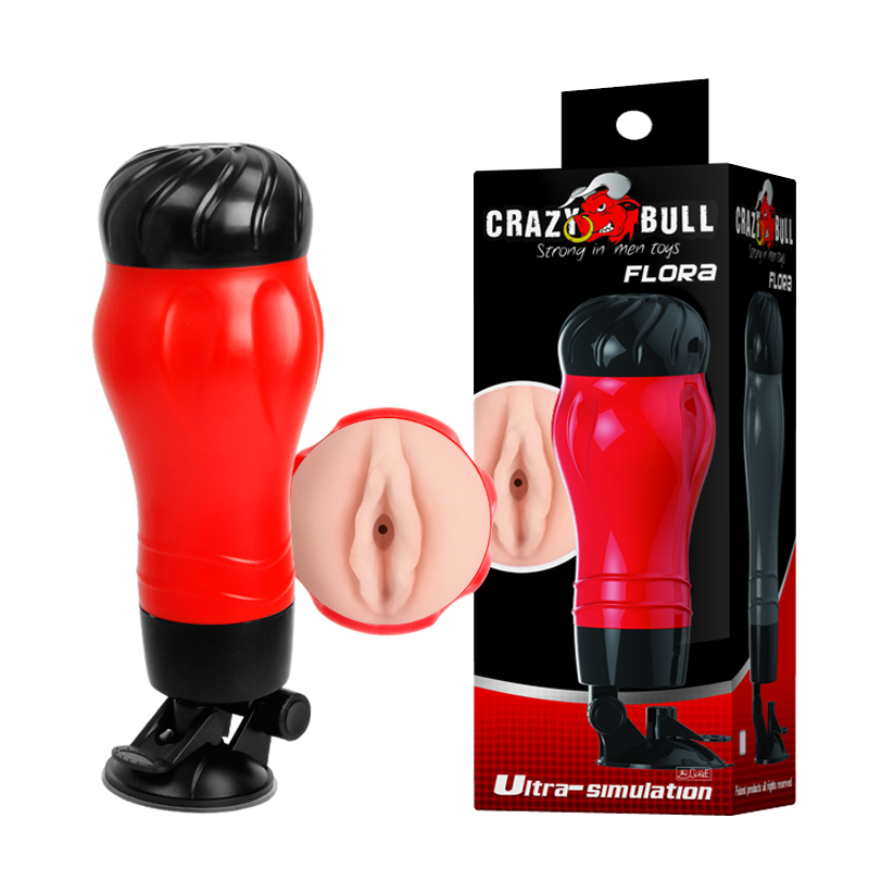 Мастурбатор вагина Crazy Bull Masturbator Flora Red Vagina Мастурбатор вагина Crazy Bull Masturbator Flora Red Vagina