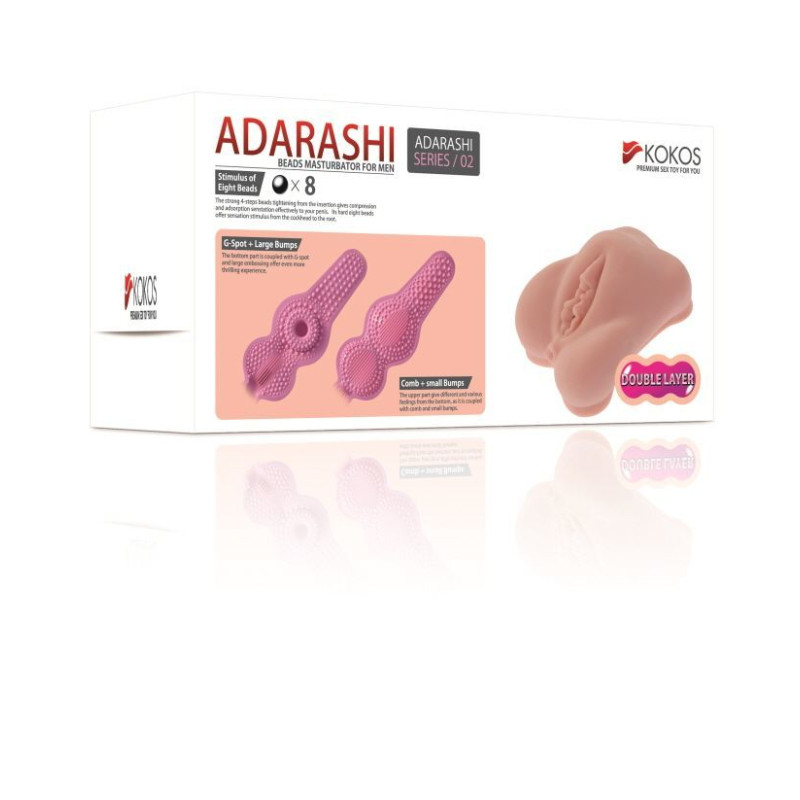 Мастурбатор-вагіна двошаровий Kokos Adarashi -2 Double Layer Мастурбатор-вагіна двошаровий Kokos Adarashi -2 Double Layer