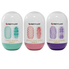 Набор мастурбаторов Pretty Love Cupid X Egg Set, 18 шт.