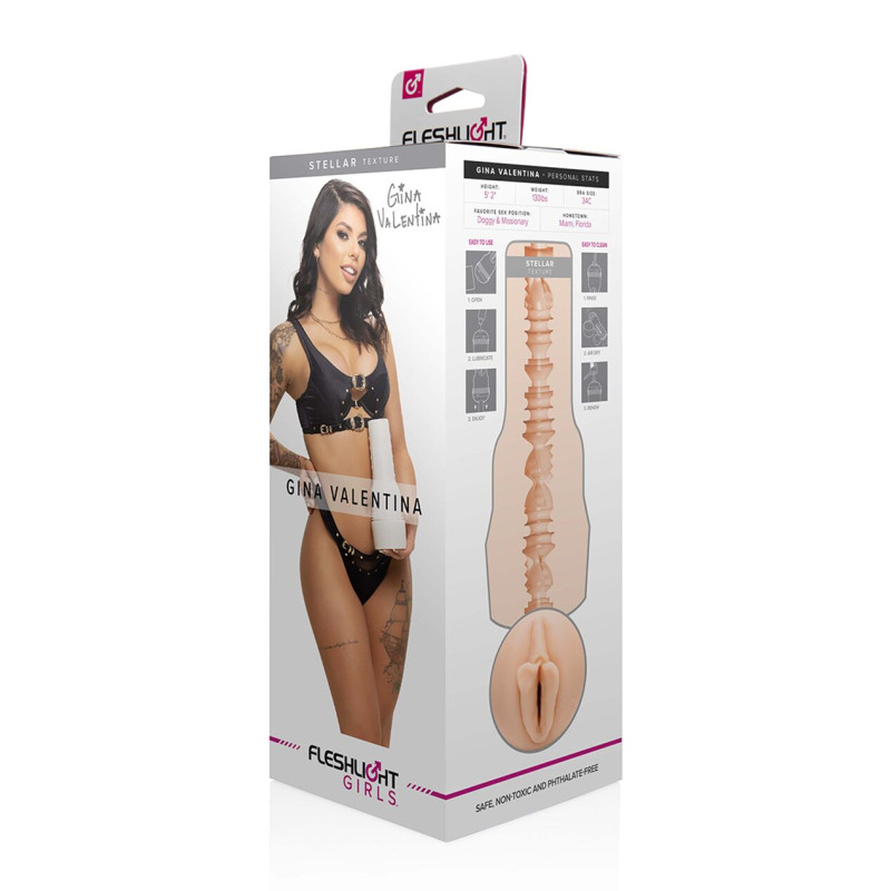Мастурбатор Fleshlight Girls: Gina Valentina — Stellar со слепка вагины, очень нежный Мастурбатор Fleshlight Girls: Gina Valentina — Stellar со слепка вагины, очень нежный
