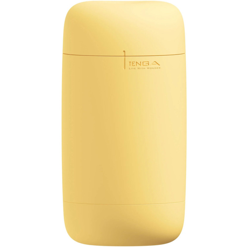 Мастурбатор TENGA PUFFY Custard Yellow, ультрамягкий материал, многоразовый, сквозной Мастурбатор TENGA PUFFY Custard Yellow, ультрамягкий материал, многоразовый, сквозной