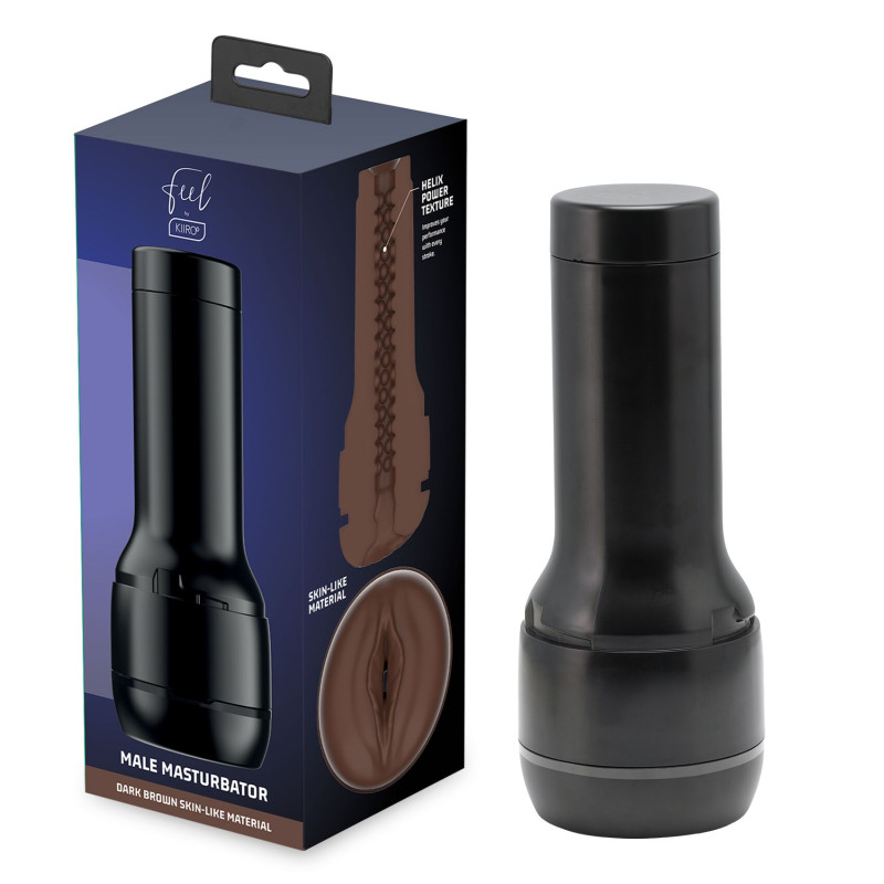 Мастурбатор-вагіна Kiiroo Feel Stroker Dark Brown для секс-машини Kiiroo Keon Мастурбатор-вагіна Kiiroo Feel Stroker Dark Brown для секс-машини Kiiroo Keon