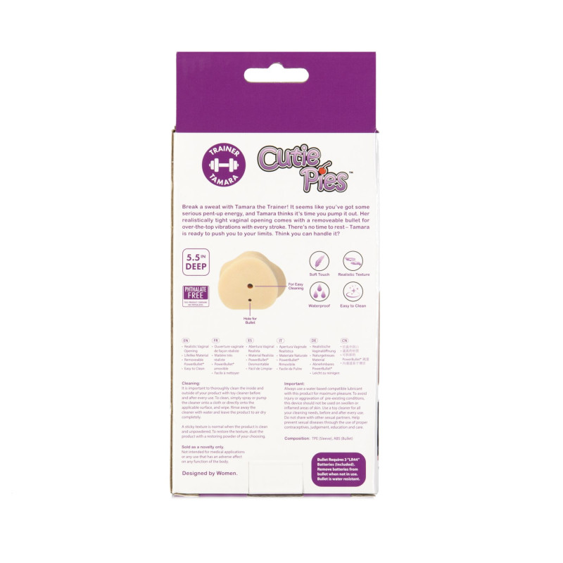 Мастурбатор-вагина Cutie Pies Trainer Tamara Vagina Masturbator, вибропуля в подарок Мастурбатор-вагина Cutie Pies Trainer Tamara Vagina Masturbator, вибропуля в подарок