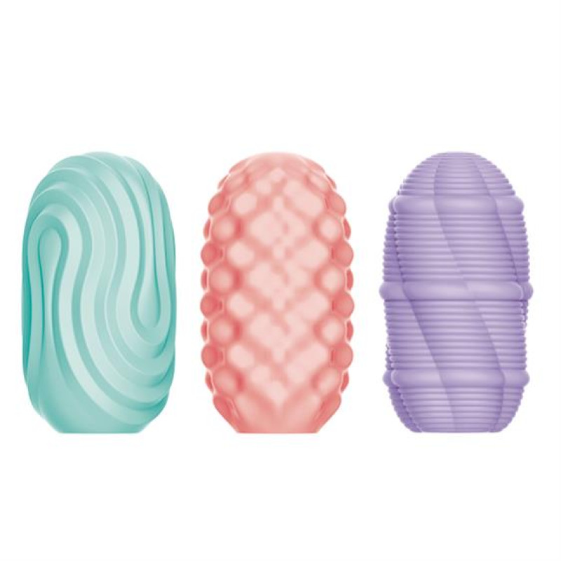 Набір мастурбаторів Pretty Love Cupid-X Egg Set, 18 шт. Набір мастурбаторів Pretty Love Cupid-X Egg Set, 18 шт.