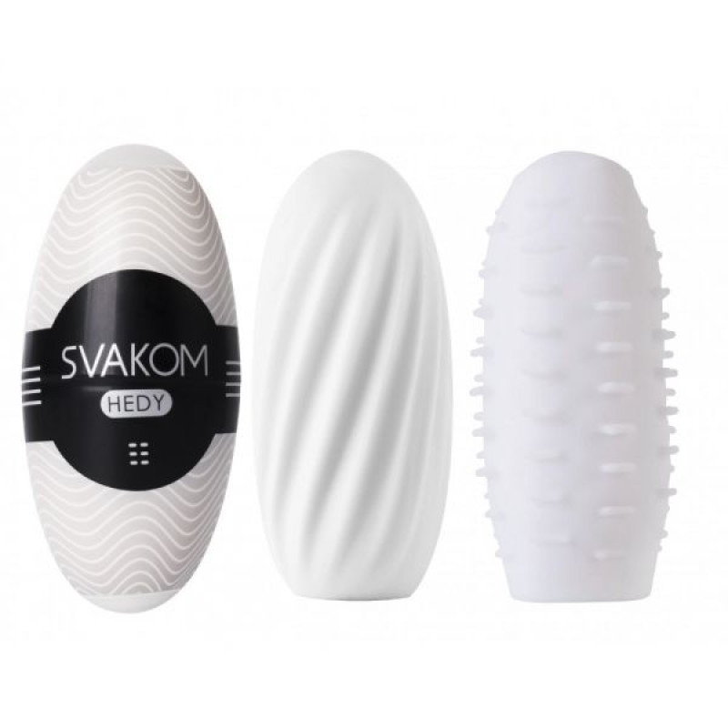 Набор мастурбаторов Svakom Hedy 6 шт Белые Набор мастурбаторов Svakom Hedy 6 шт Белые