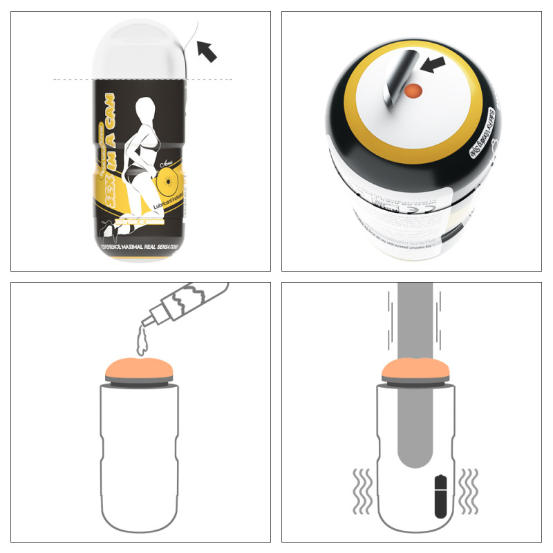 Мастурбатор LoveToy Sex In Can Canus Stamina Tunnel Vibrating Мастурбатор LoveToy Sex In Can Canus Stamina Tunnel Vibrating