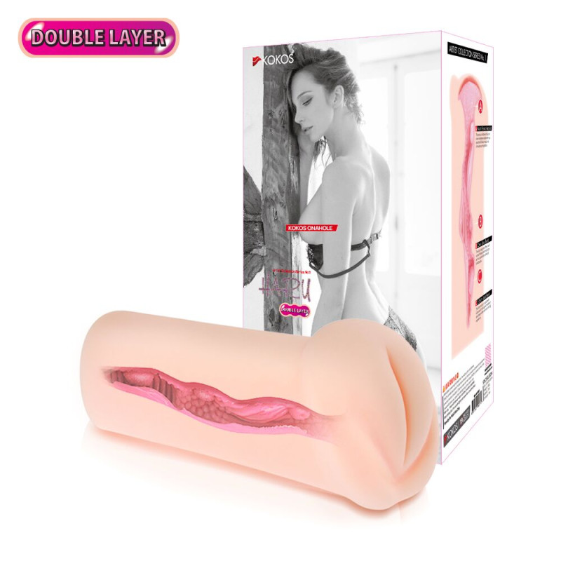 Мастурбатор-вагіна двошаровий Kokos Haru Double Layer Мастурбатор-вагіна двошаровий Kokos Haru Double Layer