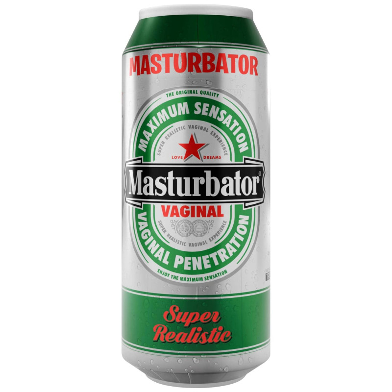Мастурбатор-вагіна Alive Heineken Vagina II у вигляді банки пива Мастурбатор-вагіна Alive Heineken Vagina II у вигляді банки пива